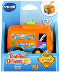 Jucărie Vtech - Mini cărucior, autobuz școlar