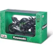 Maisto Motocicleta Metalica cu Stand Kawasaki Ninja H2r Scara 1 la 12
