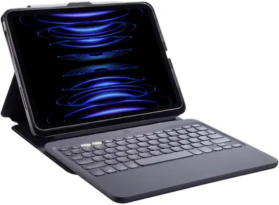 Husă cu tastatură ZAGG - Pro Keys 2, Apple iPad Air 11 M2, negre
