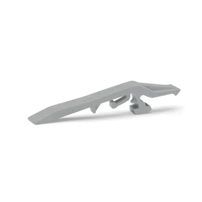 Locking lever; can be snapped on 1-conductor female plugs; for 1-pole female plugs; gray