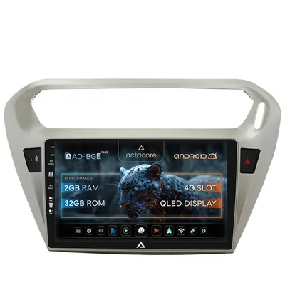 Navigatie Peugeot 301 Citroen C-Elysee, Android, E-Octacore 2GB RAM + 32GB ROM, 9 Inch - AD-BGE9002+AD-BGRKIT255