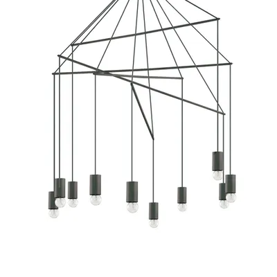 Corp de iluminat suspendat, lustra POP SP10 NERO