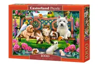 Puzzle Castorland din 1000 de piese - Animale de companie in parc, Howard Robinson