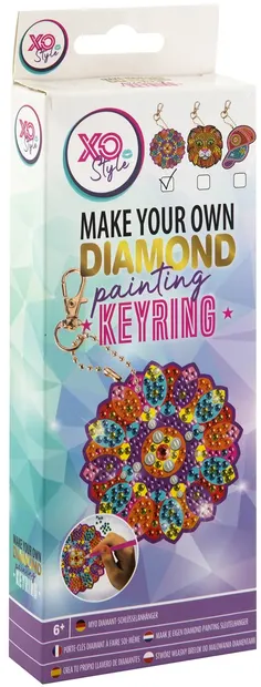 Kit creativ pentru pictura cu margele Grafix -Breloc Mandala