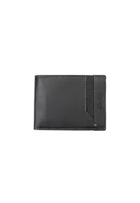 Portofel barbati din piele naturala negru-line Vox - protectie RFID
