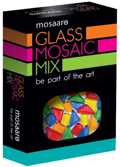 Amestec de mozaic Mosaaro - Albastru, verde, galben, roșu, portocaliu