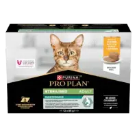 Pachet 12 buc x 85 gr Hrana umeda pentru pisici Pro Plan Adult Sterilised Mousse cu pui