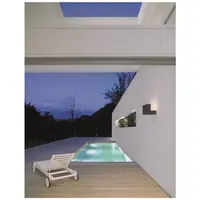 Aplica BRIN Anthracit Aluminiu turnat Aluminiu Sticla clara LED 10 Wat 298Lm 3000K CRI>80 200-240 Volt IP65