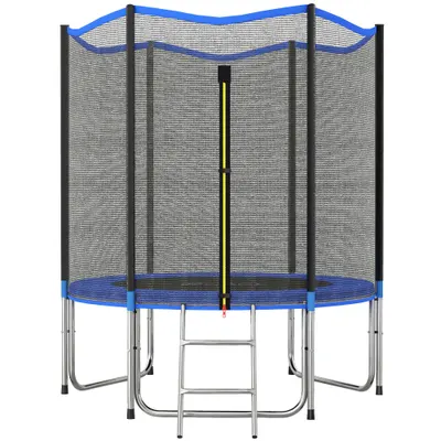 SPORTNOW trambulină elastică, trambulină, covor elastic, trambulină elastică de grădină, trambulină cu plasă | Aosom Romania
