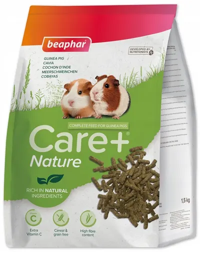 BEAPHAR Care+ Nature Guinea Pig 1,5 kg hrană porcușori Guineea