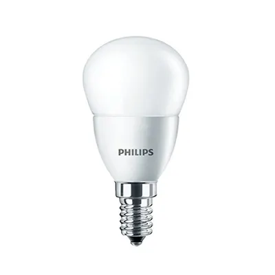 Bec LED Philips lustra P45 FR 5 40W 2700K 470lm E14 15.000h