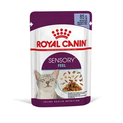 Set 12 buc x 85 gr Hrana umeda pentru pisici Royal Canin Sensory Feel Gravy