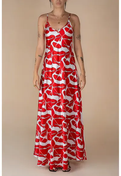 Rochie lunga A line model floral