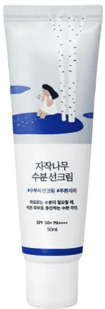 Round Lab Cremă de protecție solară hidratantă cu sevă de mesteacăn, SPF50+, 50 ml