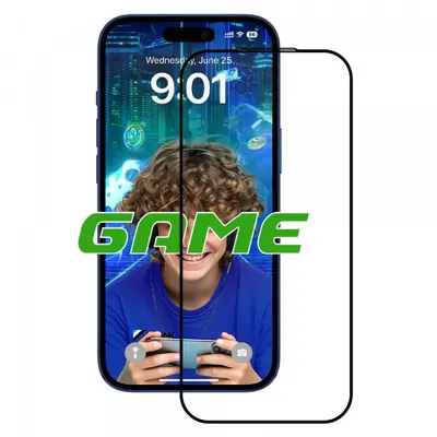 Folie de protectie Ecran Mata Anank 5X Reinforced pentru Apple iPhone 17, Sticla Securizata, Full Glue, 2.5D, Neagra