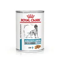 ROYAL CANIN VD Sensitivity Control Pui & Orez, XS-XL, dietă veterinară, conservă hrană umedă câini, afecțiuni dermatologice, (pate), 410g