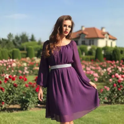Rochie eleganta din voal Mioara 43