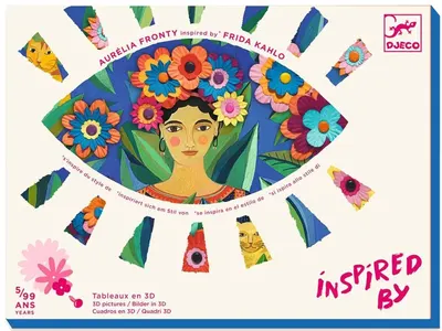 Kit creativ Djeco Inspired By - Frida Kahlo Coyoacán