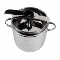 Oala Inteligenta din Inox, Sub Presiune, cu Capac, 7 l, Argintiu