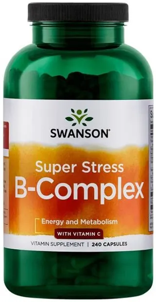 Super Stress B-Complex, 240 capsule, Swanson