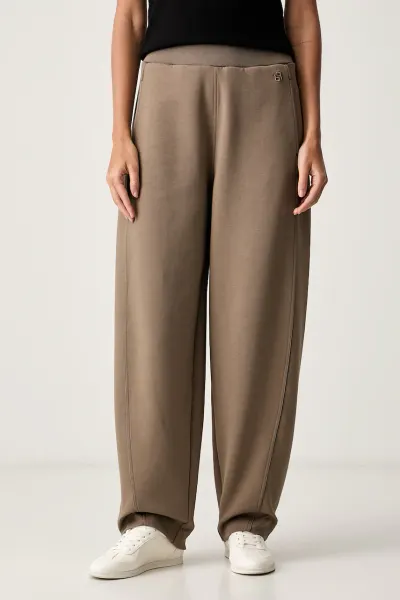 BOSS pantaloni de trening pentru femei cu bumbac Essuge