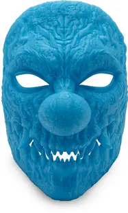 Print 3D de la 3D Morph Lab - Clown, mască facială, albastră, luminescentă