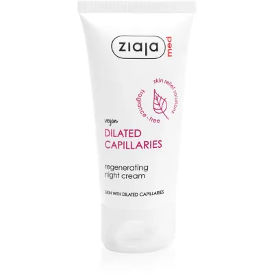 Ziaja Med Dilated Capillaries crema de noapte de restaurare pentru a preveni formarea de noi capilare extinse 50 ml
