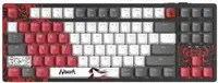 Tastatură mecanică A4Tech - WS87 Naraka, wireless, Bloody BLMS Red, RGB, neagră