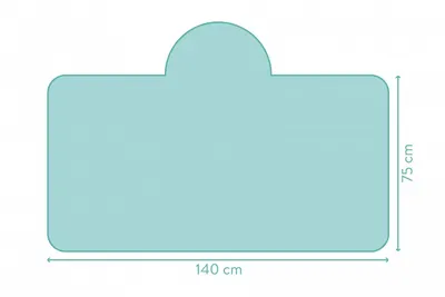 Prosop din bumbac cu capison balene 140x70cm Fillikid