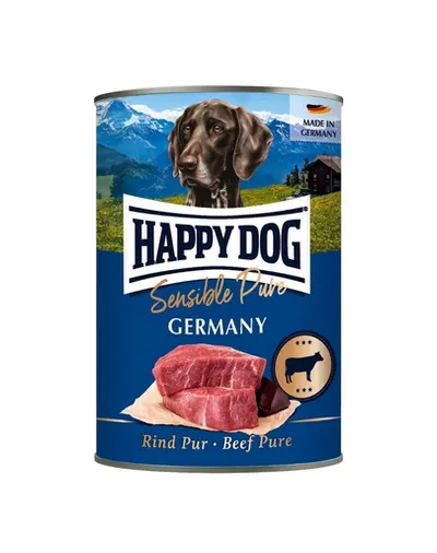 HAPPY DOG Sensible Pure Germany Vită 400 g hrană umedă pentru câini