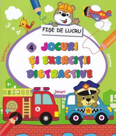 Jocuri și exerciții distractive 4 - Paperback brosat - ***