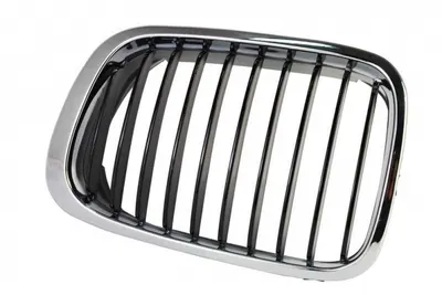 Grila radiator fata stanga limuzina; station wagon, negru crom BMW Seria 3 intre 1998-2001