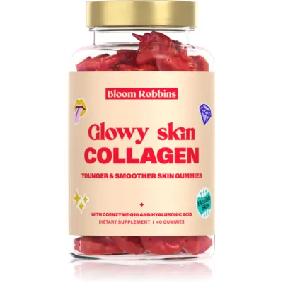 Bloom Robbins Glowy skin COLLAGEN YOUNGER & SMOOTHER SKIN POWDER cuburi de mestecat pentru o piele radianta 241 g