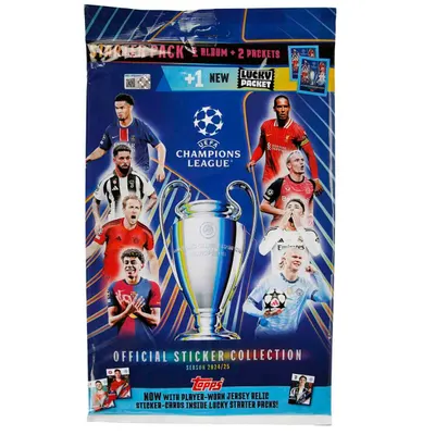Set album si stickere, Topps, Champions League 2024-2025, Starter Pack