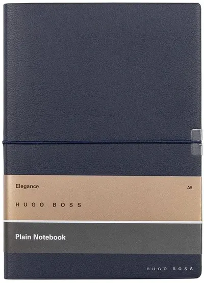 Caiet Hugo Boss Elegance Storyline - A5, cu foi albe, albastru închis