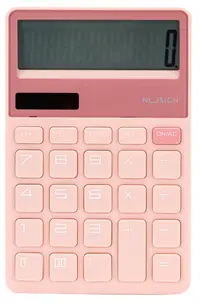 Calculator Deli NuSign - ENS042, 12 dgt, roz