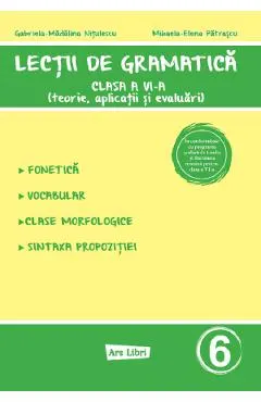 Lectii de gramatica - Clasa 6