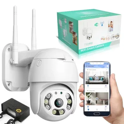 Camera de Supraveghere engross WIFI, 2MP Full HD Audio-Video Vedere Nocturna IR 30m Detectia Miscarii Slot card cu Aplicatie