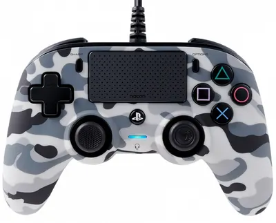 Controller Nacon - Wired Compact Controller, Camo Grey (PS4/PC)