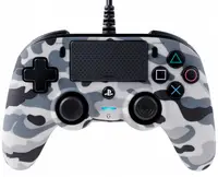 Controller Nacon - Wired Compact Controller, Camo Grey (PS4/PC)