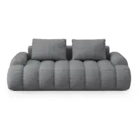 Canapea gri 200 cm Linz – Cosmopolitan Design
