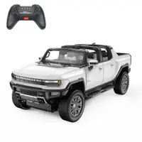 Masinuta cu telecomanda Rastar Jeep Hummer EV cu portiere care se deschid 1:16