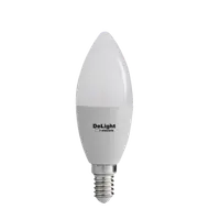 Bec Led Lumanare E14, model C37, 9W=80W, 2700K, lumina calda