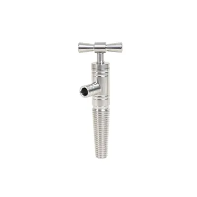 Robinet din inox pentru butoi cu reductie conica 1/2" / ZTS 8383