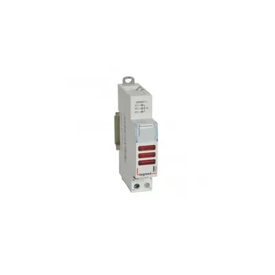 LED Indicator - triple 230/400 V~ - rosu - 1 module