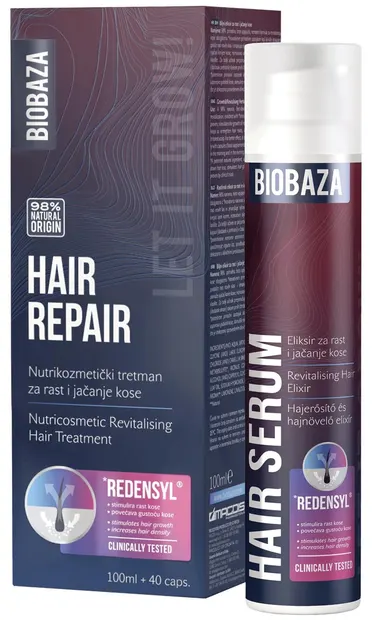 Biobaza Hair Repair Serum pentru căderea părului și creșterea rapidă a părului, 100 ml