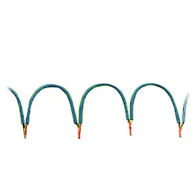 Wire commoning chain; insulated; 32 connections; gray