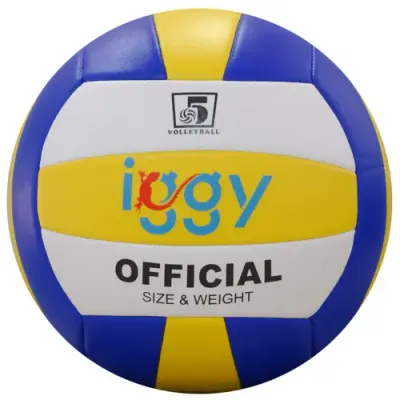 Minge volei Iggy igvb-basic, material PVC si cusatura, dimensiune 5, greutate 240 grame