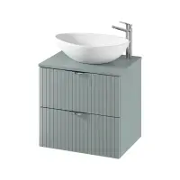 Dulap baie suspendat 60 cm pentru lavoar, fiord mat, MDF, Cersanit Tirso