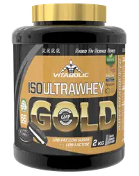 ISO UltraWhey Gold cu aroma Black Cookies, 2kg, Vitabolic